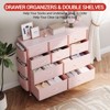 10-Drawer Dresser for Bedroom, Fabric Storage Dresser for Bedroom, Living Room, or Entryway - 3 of 4