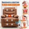 GustoWave Oversized Power Lift Recliner with Massage & Heat for Elderly, Big & Tall Reclining Chair, Single Lazy Boy Recliner Sofa - 3 of 4