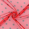 INSPIRE CHIC Women's 1950s Polka Dots Chiffon Square Pendant Necklace Scarves with Magnetic Buckle 1Pc - 4 of 4
