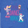 Boys' JoJo Siwa Play Dance Repeat Short Sleeve Graphic T-Shirt - Royal Blue - X-Large - 2 of 4