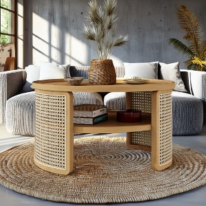 Modern Coffee Table, for Living Room, Multiple Color Schemes - 1 of 4