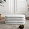 KINWELL 46.5"W Boucle Upholstered Storage Bed Bench Ottoman - 4 of 4