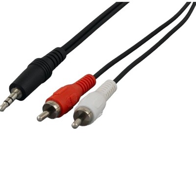 Sanoxy Ft Mm Stereo Male To Rca Male Audio Cable Target