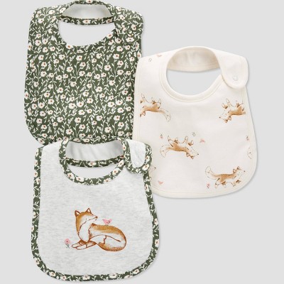 Carter's Just One You® Baby Girls' Heather Fox Bib