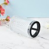 Cameo Toothbrush holder, Holds Your Toothbrushes and Toothpaste - Great Makeup Brush Holder, Non-Slip Protective Silicone Feet, Heavy Duty Glass - 3 of 4