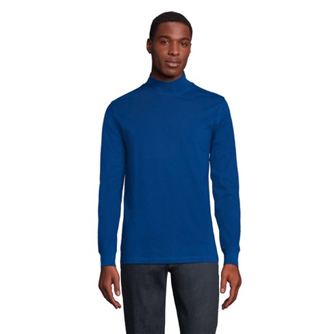 Lands' End Men's Tall Super-t Mock Turtleneck - Large Tall