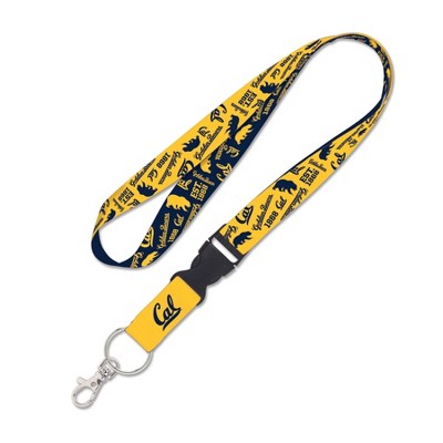 NCAA Cal Golden Bears Scatter Print Lanyard