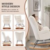 Rocking Chair, Upholstered Rocking Chair With Backrest and Pockets for Living Room, Bedroom, Balcony - 2 of 4