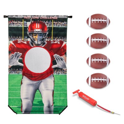 GoSports Red Zone Football Toss Toy Game Set - 7pc