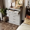 FUFU&GAGA Light - toned Wood - grain Drawer Cabinets: Custom Combinations, Ample Storage for Home - 2 of 4
