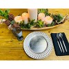 Essential Decor & Beyond 13" Square Plastic Charger in Champagne Set of 4 - 2 of 4