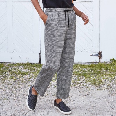 women's high waisted plaid pants