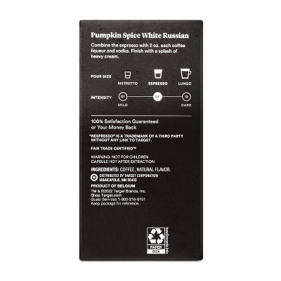 Signature Naturally Flavored Pumpkin Spice Espresso Pods Espresso Roast Coffee -  10ct - Good & Gather™