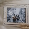 8x10 Heartland White Decorative Distressed Wood Photo Picture Frame w/ Glass Pane - 4 of 4