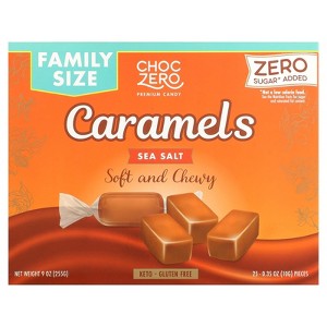 ChocZero Caramels, Sea Salt, 9 oz (255 g) - 1 of 3