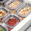 OU Airtight Food Storage Container 2.8cup, BPA Free Clear Plastic Food Storage Container with Leak Proof Lid, Stackable Kitchen Pantry Organizer - 4 of 4