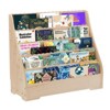 5-Tier Kids Bookshelf with Storage,Toddler Book Display Shelves, Book Rack, Multi-Functional Story Book Organizer, Painting Book Shelf for Kids Room - 2 of 4