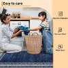 Modern Washable Area Rug, Non-Slip Stain Resistant Low Pile Carpet with Border for Living Room, Bedroom & Kitchen - 3 of 4