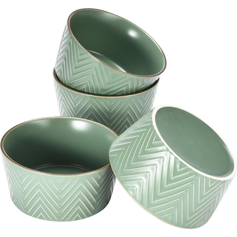 Bruntmor Complete Dish Set for Dining & Serving - 16 Pieces - Green, 2 of 4