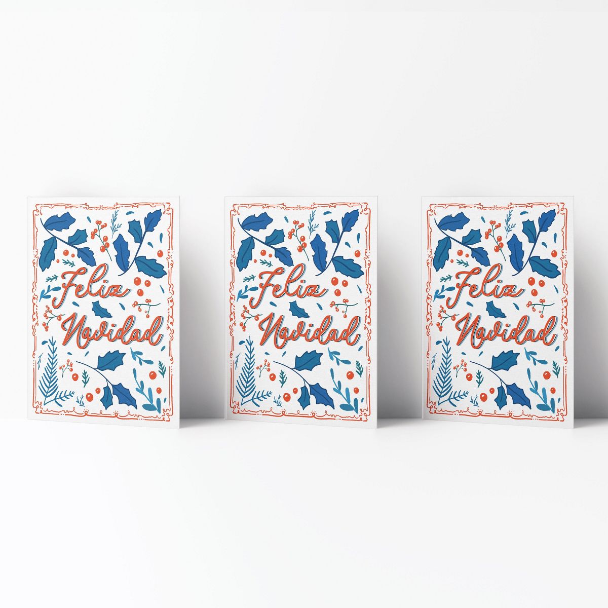 Winter/Holiday Greeting Card Pack Sets (3 ct) Feliz Navidad by Ramus & Co