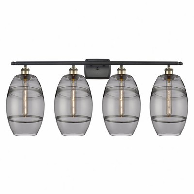 Vaz - 4 Light Bath Vanity In Industrial Style-10.88 Inches Tall and 38 Inches Wide