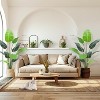 Artificial Bird of Paradise Plant, Lifelike Tall Faux Tropical Tree, Indoor/Outdoor Decorative with Bendable Leaves - 4 of 4