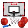 MOVSSOU Indoor Basketball Hoop for Kids Automatic Scoring Electronic Scoreboard with 3 Balls Basketball Toy - 2 of 4