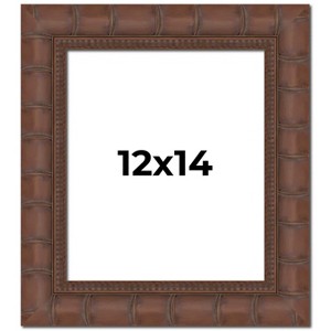 PosterPalooza | 12x14 Wide Bamboo Picture Frame, UV Acrylic, 4 Finishes - Brown, Black, Silver, and Natural - 1 of 4