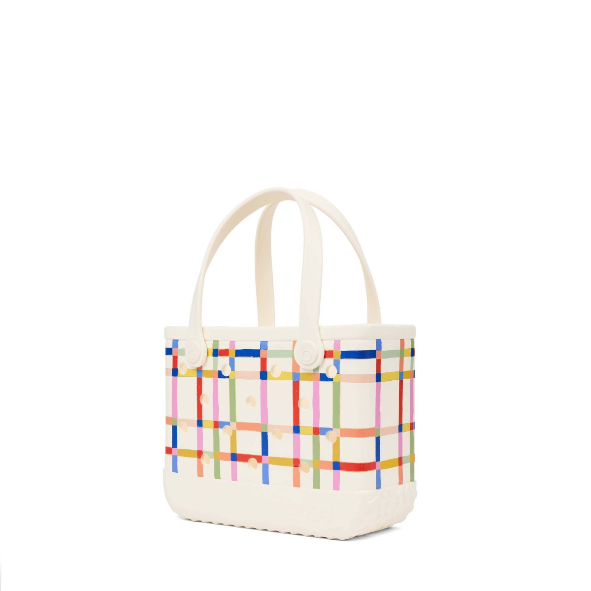 Bogg Bag Tote Bag - Red White & Plaid - thumbnail 2