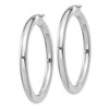 Black Bow Jewelry 4mm, Sterling Silver, Large Round Hoop Earrings - 45mm (1 3/4 Inch) - 2 of 4