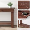 54Inch Long Console Table, Wooden Entryway Table with 2 Drawers & Open Storage Shelf, Entry Foyer Table for Entryway, Hallway, Living Room - 4 of 4