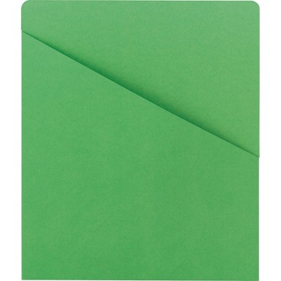 Smead Slash Jacket 9-3/4"x11-1/2" 25/PK 11 Pt Green 75432