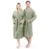 Linum Home Textiles 100% Turkish Cotton Embroidered ''Mr.'' Terry Bathrobe - 2 of 3
