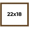 PosterPalooza | Flat Gold Picture Frame - UV Acrylic, Backing Board, Hanging Hardware Included - 2 of 4