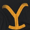Women's Yellowstone Y Symbol Full Front Loose T-Shirt Black - 2 of 4