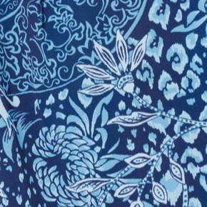 navy animal paisley
