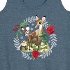 Women's - Disney - Christmas - Family In The Forest Graphic Racerback Tank - 2 of 4