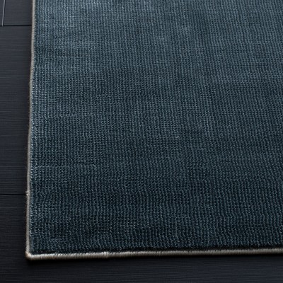Charcoal and Beige Abstract Rectangular Area Rug, 3' x 5'