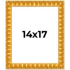 PosterPalooza | 14x17 Bamboo Picture Frame, UV Acrylic, 4 Finishes - Brown, Black, Gold, and Natural - 2 of 4