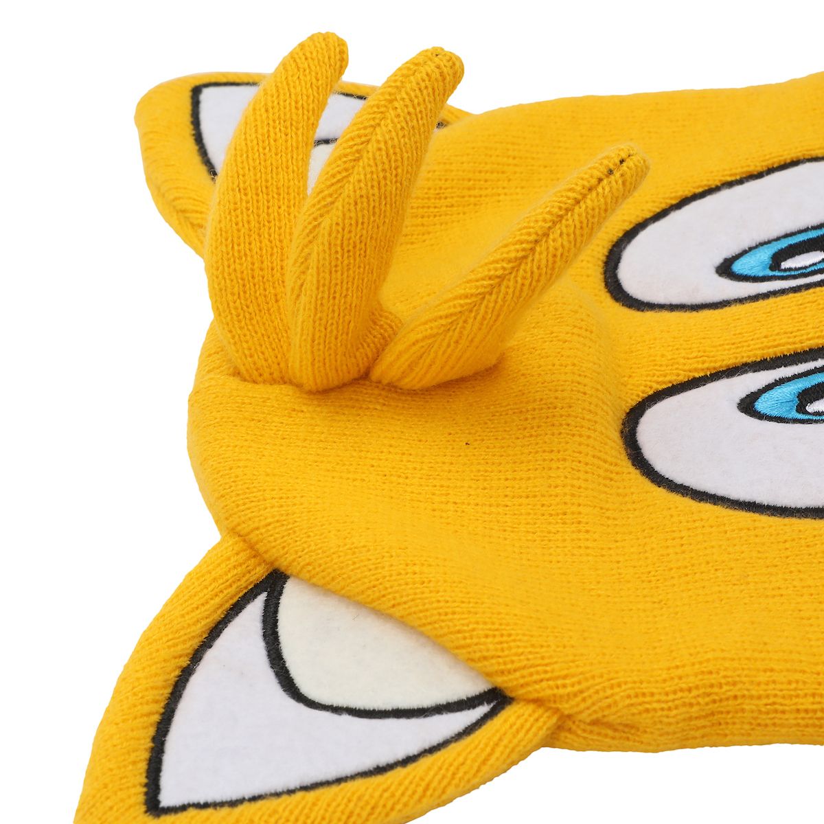 Sonic The Hedgehog Big Face Tails Youth 2-Piece Cuff Beanie & Magic Gloves Set - thumbnail 3