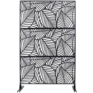 CAVINAS Matrix Metal Decorative Patio Screens, Outdoor & Indoor, Freestanding Decorative Privacy Screen for Deck Balcony Patio - 1 of 4
