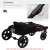 YOOCOZZ Pet Stroller 1-Click Foldable Doggy Stroller - For Medium Large Dogs, Storage, Shock Absorption, Mesh Window, Safety Leash - 4 of 4