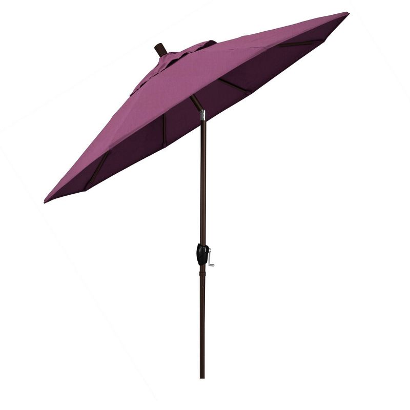 9' Pacific Trail Patio Umbrella Push Button Tilt Crank Lift Sunbrella - California Umbrella, 3 of 5