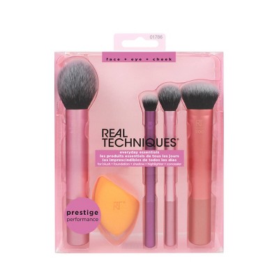 Real Techniques Everyday Essentials Makeup Brush Kit - 5pc