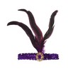 Unique Bargains Women's Feather Sequins Headband 1 Pc - 3 of 4