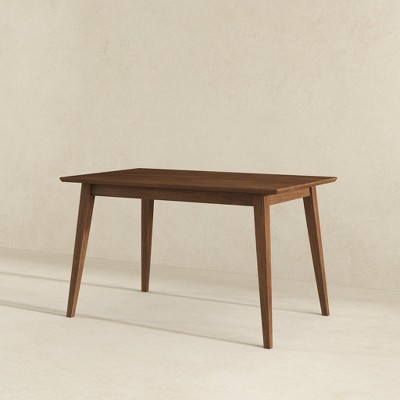 NicBex Dining Table 47" Farmhouse Rectangular Wooden Dining Table for Dining Room