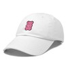 Dalix Pink Gummy Embroidered Cotton Dad Hat Baseball Cap Adjustable Womens - 4 of 4