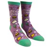 Crazy Dog T-Shirts Women's Naps And Snacks Socks Funny Tacos Pizza Sleep Lazy Graphic Novelty Footwear - 2 of 4