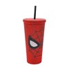 Spider-Man Mask & Logo Red 24 Oz Rhinestone-Studded Plastic Cup - 3 of 4