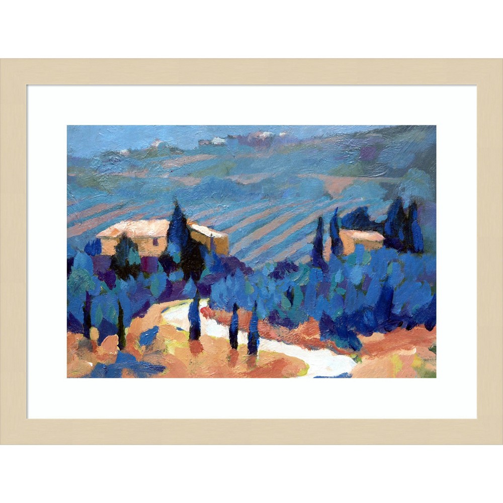 Photos - Other Decoration Amanti Art 17"x13" Tuscany 2 by Metcalfe Clive Wood Framed Wall Art Print: Italian Countryside, Modern Decor, Lithograph